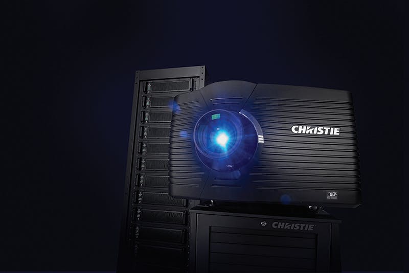 Christie D4KLH60 high frame rate 3DLP 4K RGB laser projector head | 146-003104-XX